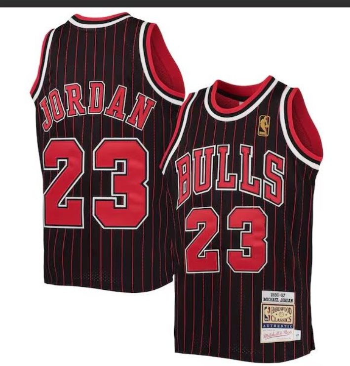 Men Chicago Bulls #23 Jordan black NBA 2025 jersey 1107